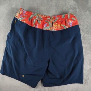 Birddogs Shorts Mens 2XL Classic Navy Floral Boom For Your Boomstick Lined 9" In